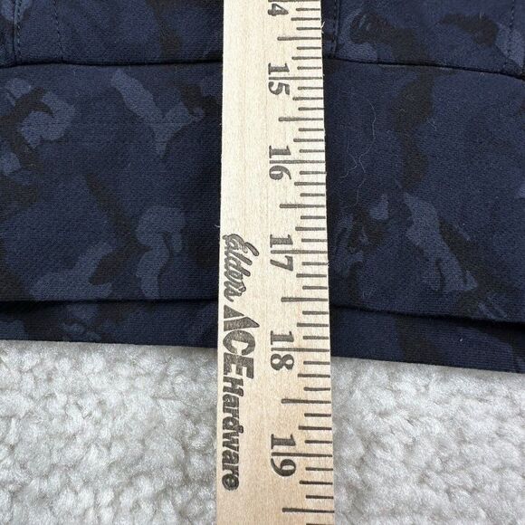 Athleta Farallon Cropped Sweatshirt Blue Camo - Picture 8 of 11